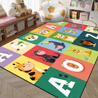 Soft Fluffy Children's Room Carpet Baby Early Childhood Education Crawl Non-slip Floor Mat Washable Kid Bedroom Decor Rugs Ковер 2