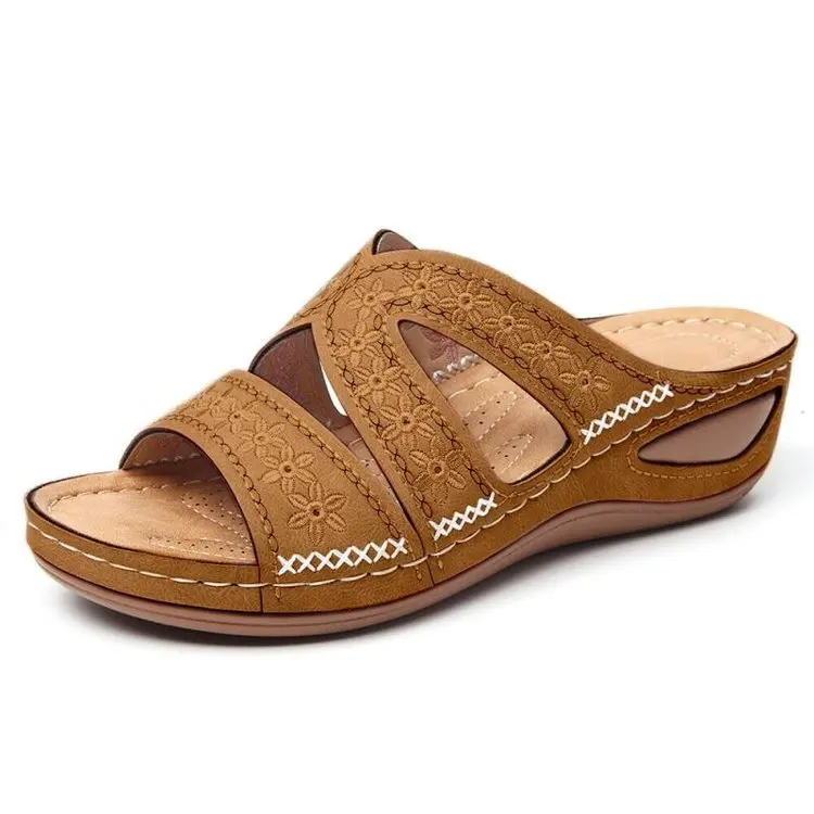 

Women Sandals Soft Bottom Wedge Heels Sandals Fashion Female Platform Retro Shoes Summer Orthopedic Open Toe Sandals for Women