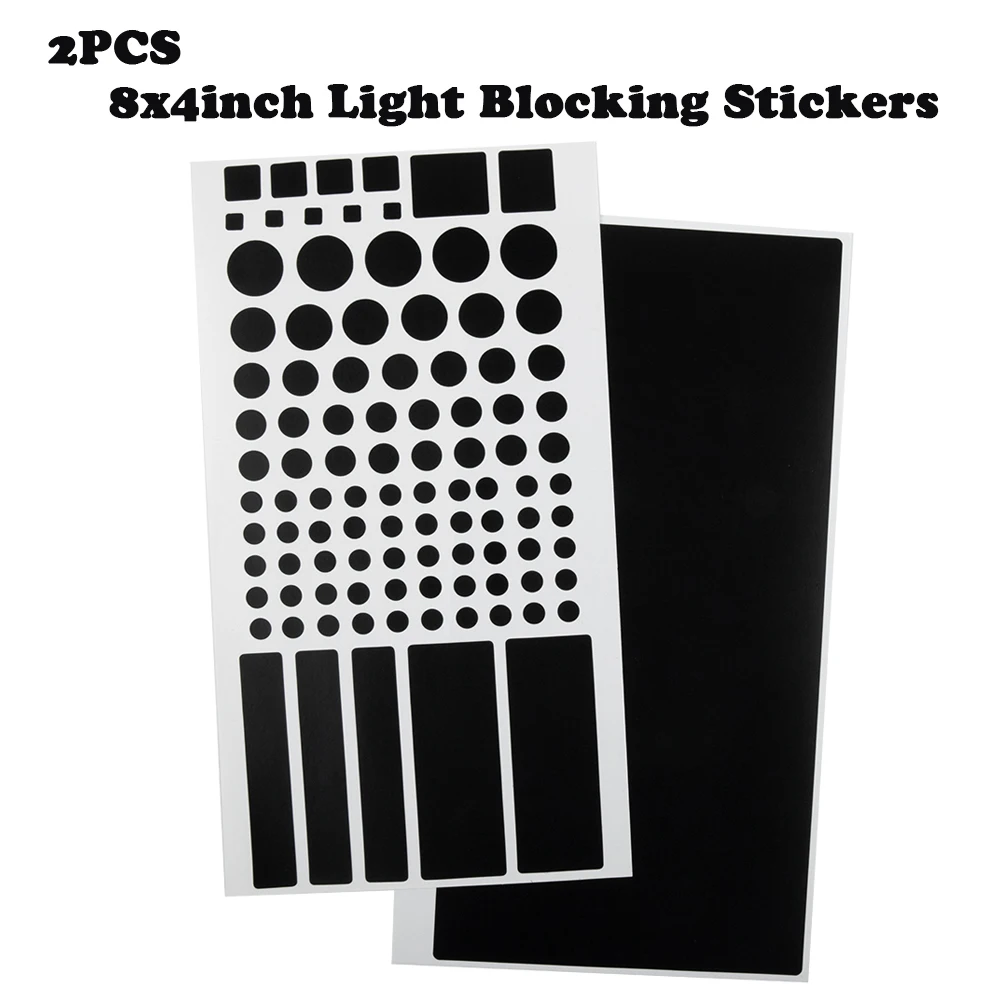Blackout Stickers Car Stickers LED LED Lights PVC Sticker Dimming 2 Button  Stickers 2 Full Stickers Electronics - AliExpress