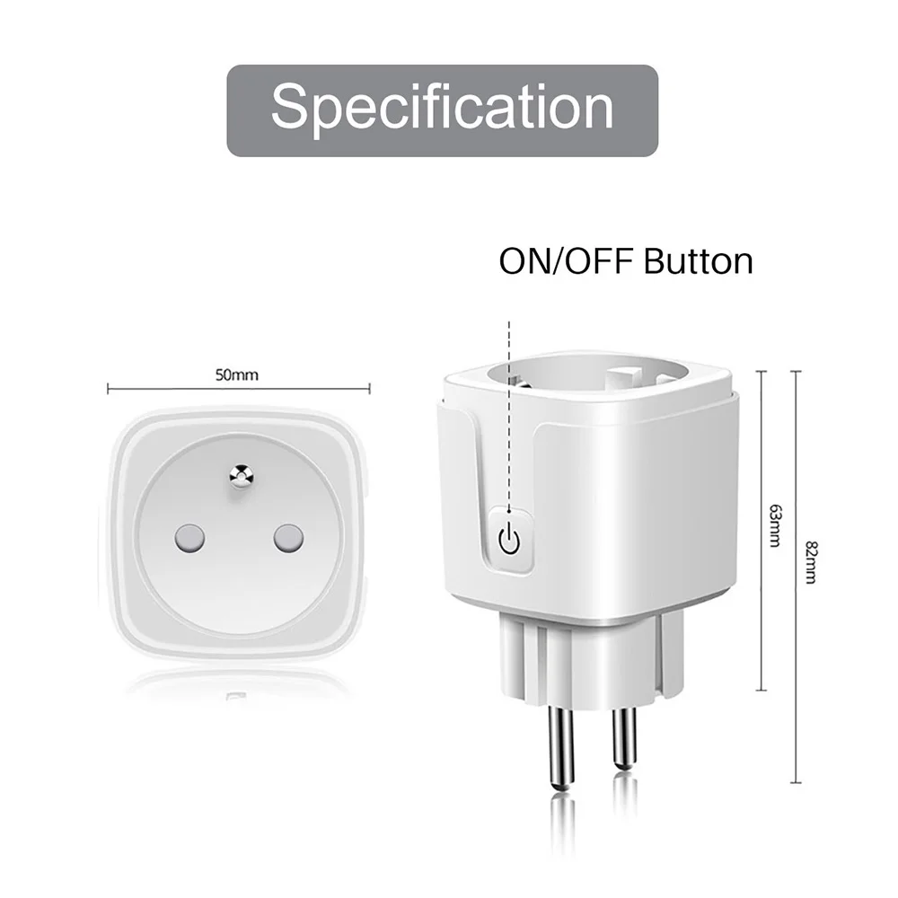 Prise Wifi connectée 16A en aluminium