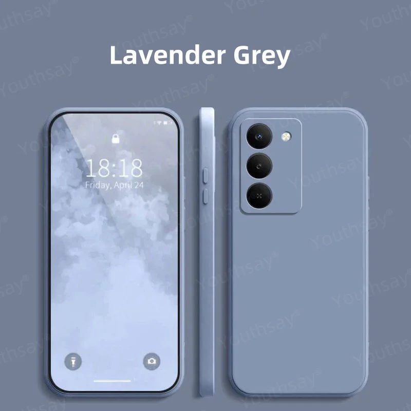 Liquid Silicone Soft TPU Phone Bumper Case Cover - Original Protective Shell