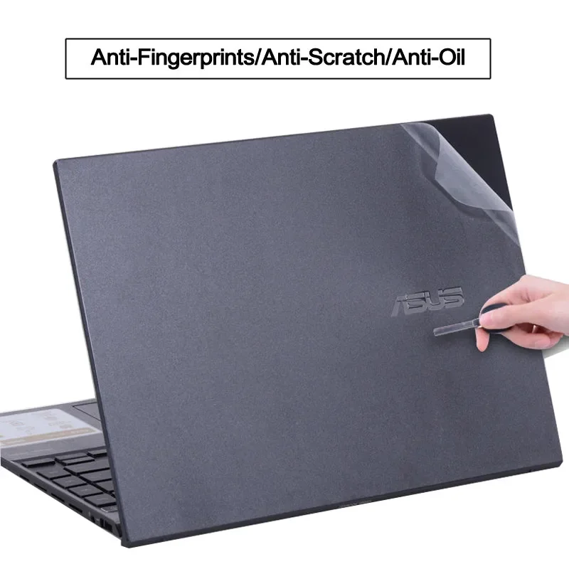 Anti Impressões Digitais Pré-cortadas Vinil Adesivo Decalque para Laptop Capa de Filme para Asus Zenbook 14 Oled Ux3404 Ux3405 Ux3402 Um3402 2023 2023 - Imagem 4