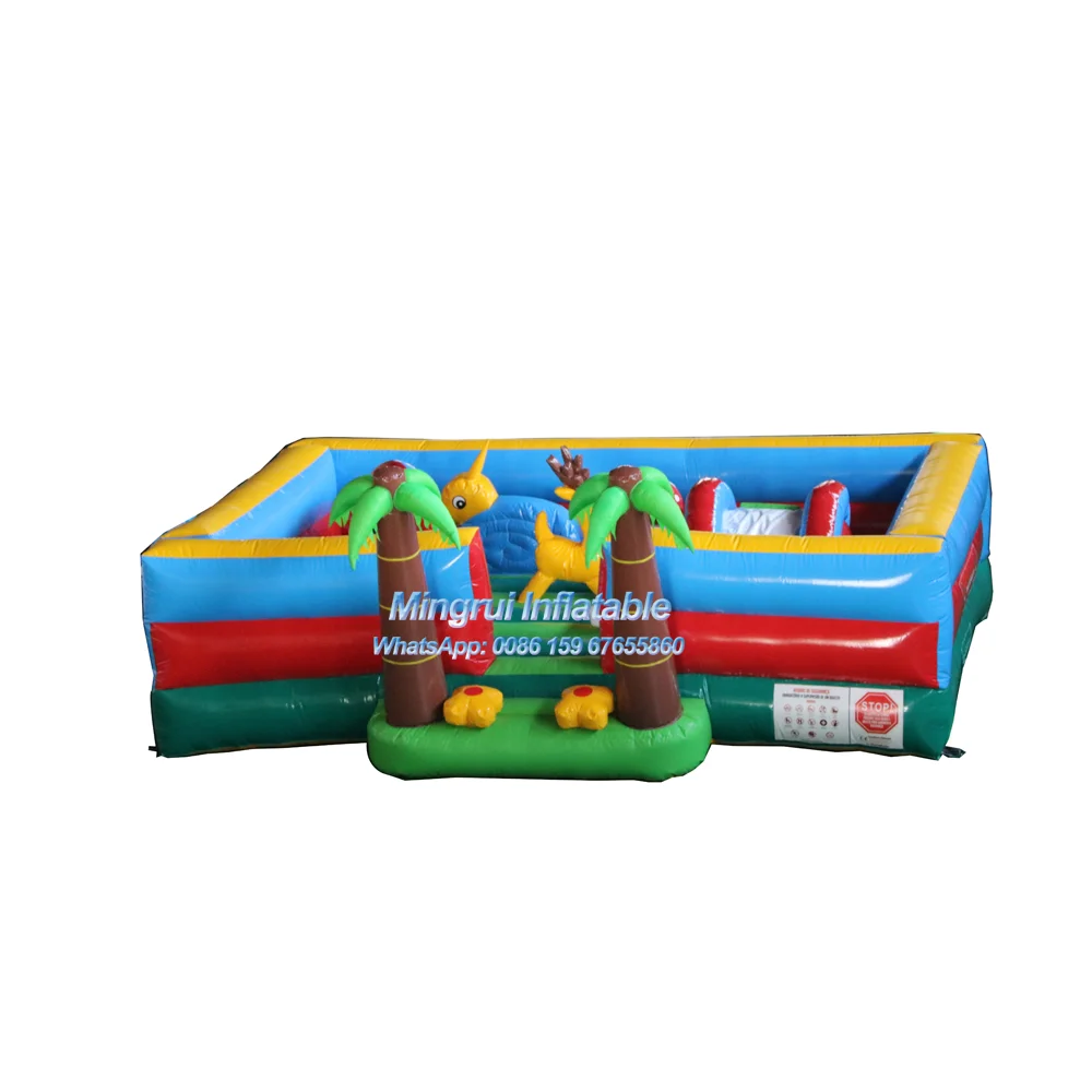 Good Quality Inflatable 4x4m/13x13ft Forest Deer Bouncer House for Kids