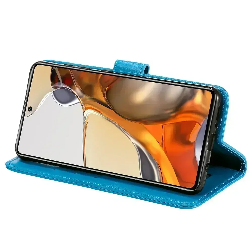 Magnetic Leather Flip Wallet Cover Case