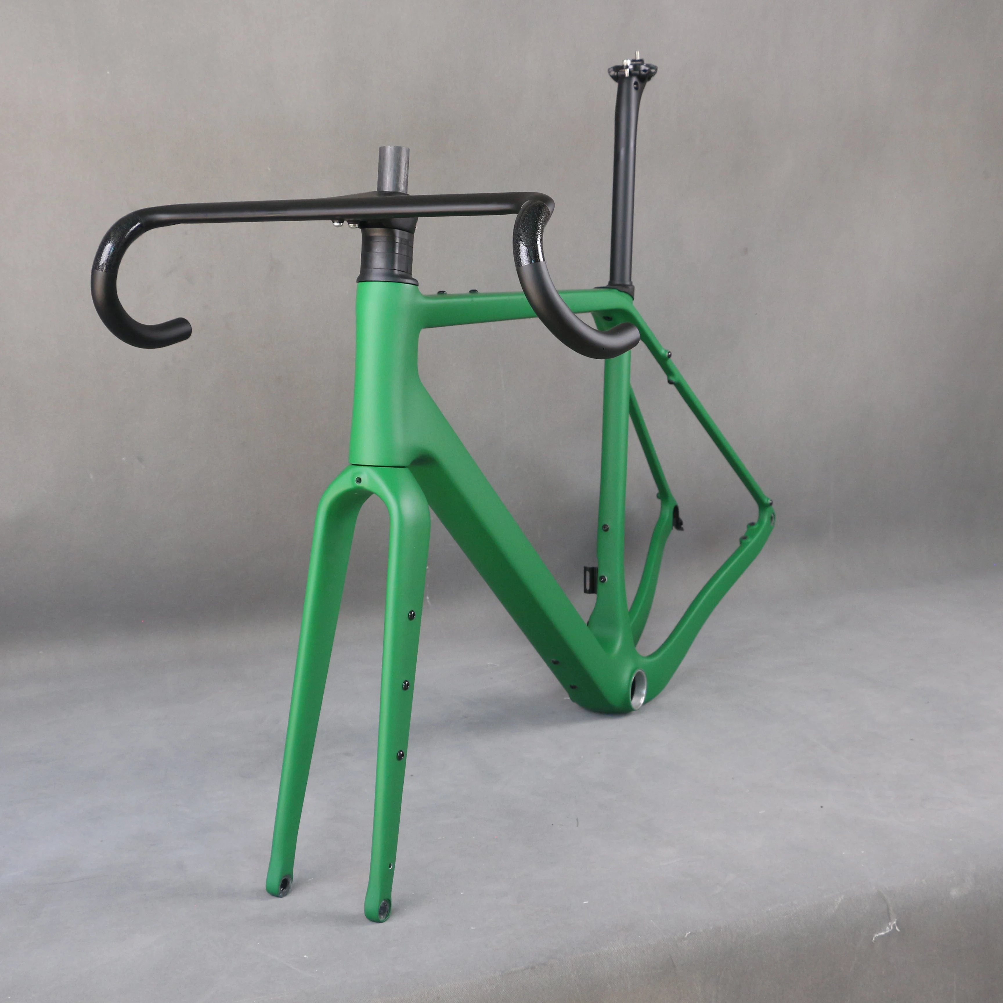 Full Carbon Gravel Bike Frame Disc Brake Hidden Cable Bicycle Frameset Max Tire 50C frame BB386 or T47 BB BB386