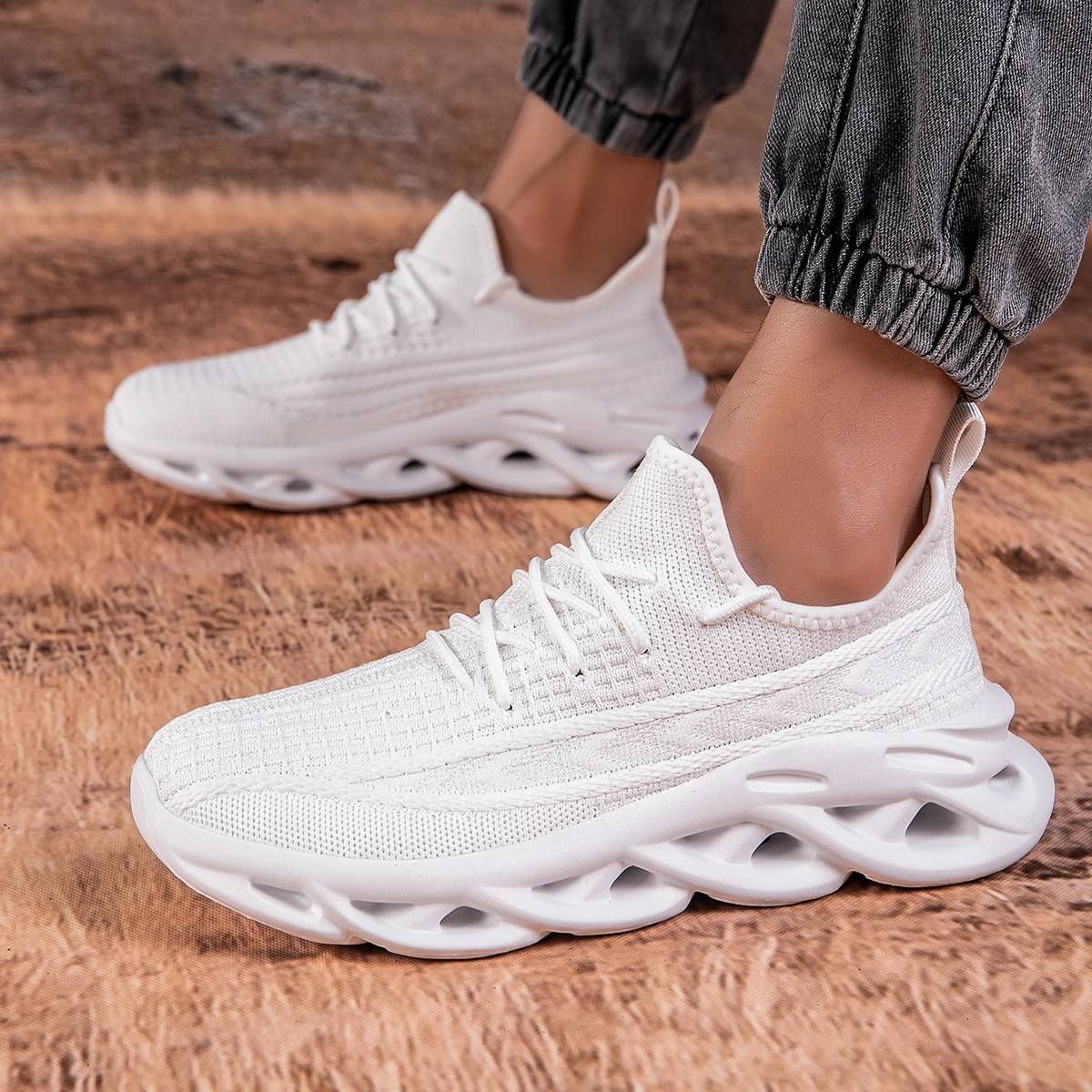 Wedge Walking Sport Shoes Women's Chunky Platform Sneakers