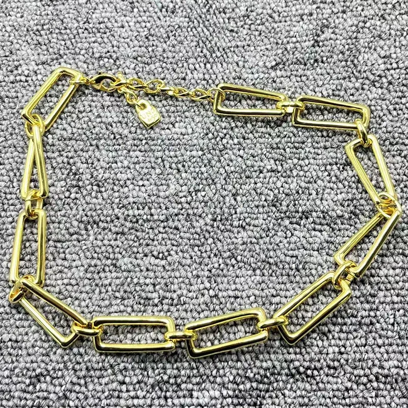 

2023 модное ожерелье unode 50 с гальваническим покрытием, простое креативное женское праздничное ожерелье, подарок