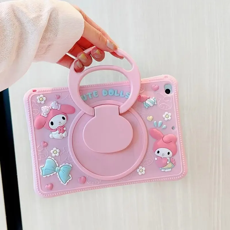 Cartoon Melody Stand Tablet Silicone Protective Case