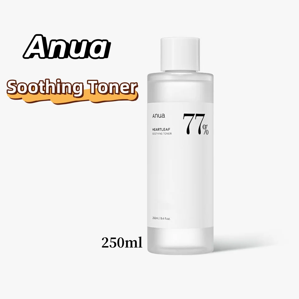 

Anua Heartlaf 77% Soothing Toner Organic Soothing Refreshing Toner Remove Dead Skin Gentle Exfoliation Moisturizing 250ml