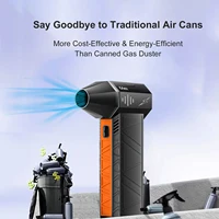 X3pro,Electric Air Duster,Blower ，Mini Turbo Jet Fan，Handheld Brushless Motor150,000 RPM,for Cleaning PC&Keyboard Car and Home, 2