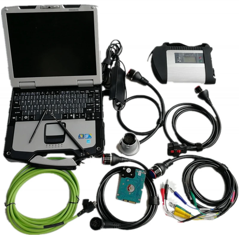 Top Mb Star Auto Diagnosi Star C4 Con Software Hdd 12/2023V In Tablet Cf-30 Toughbook Pronto Per Lavorare Per Auto Mb C4