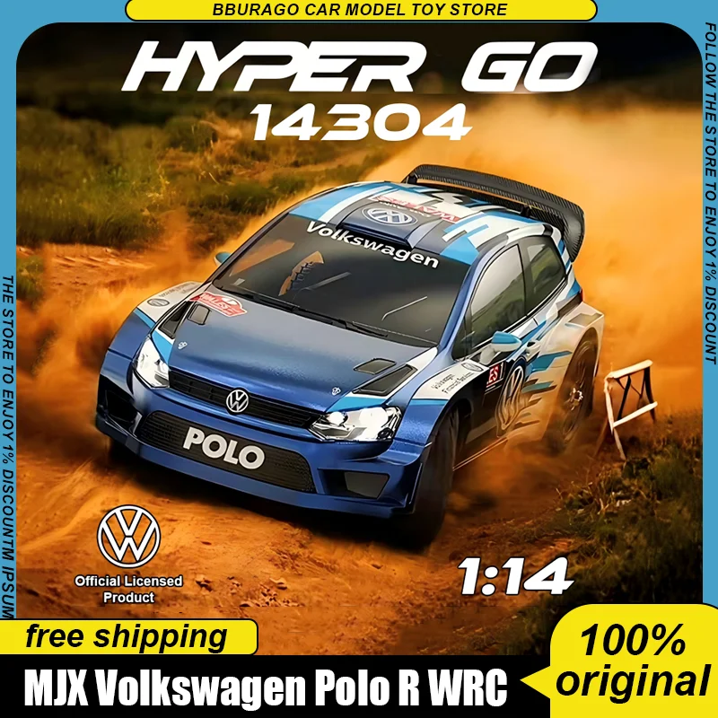 新入荷 Mjx 1:14 14304 フォルクスワーゲン ポロR WRC ラジコン