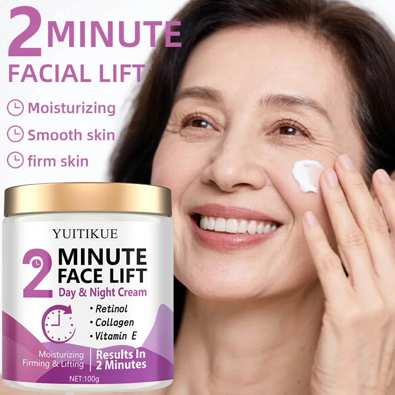 YUITIKUE 2-Minute Facial Lift Day And Night Cream with RetinolCollagen & Vitamin E Moisturizing Tightening And Lifting Skin Care