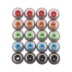 Premium Soft Silicone In - Ear Earbuds - 20 - Pack Variety Set (L 12mm)
