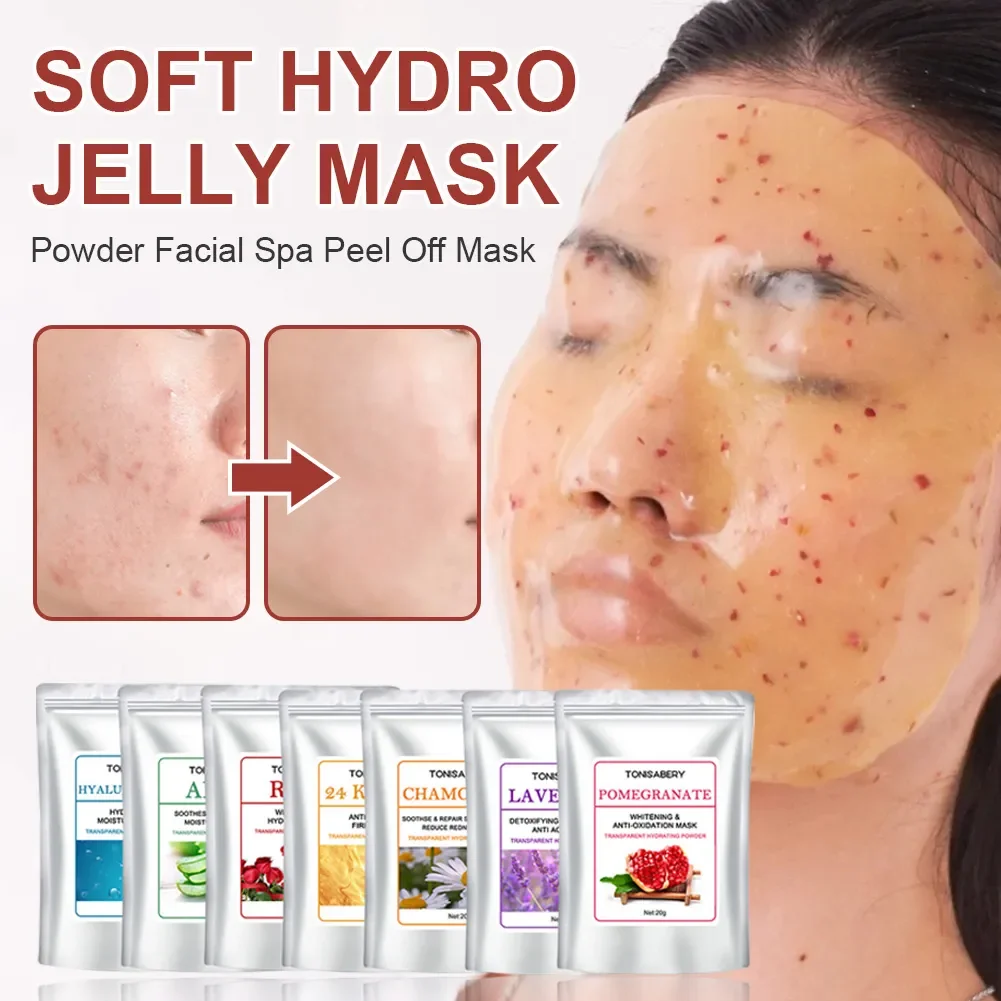 

Skin Care Soft Hydro Jelly Face Mask Powder Facial Spa Peel Off Mask Skin Care Hydrating Whitening Mask Facial Jelly Mask Care