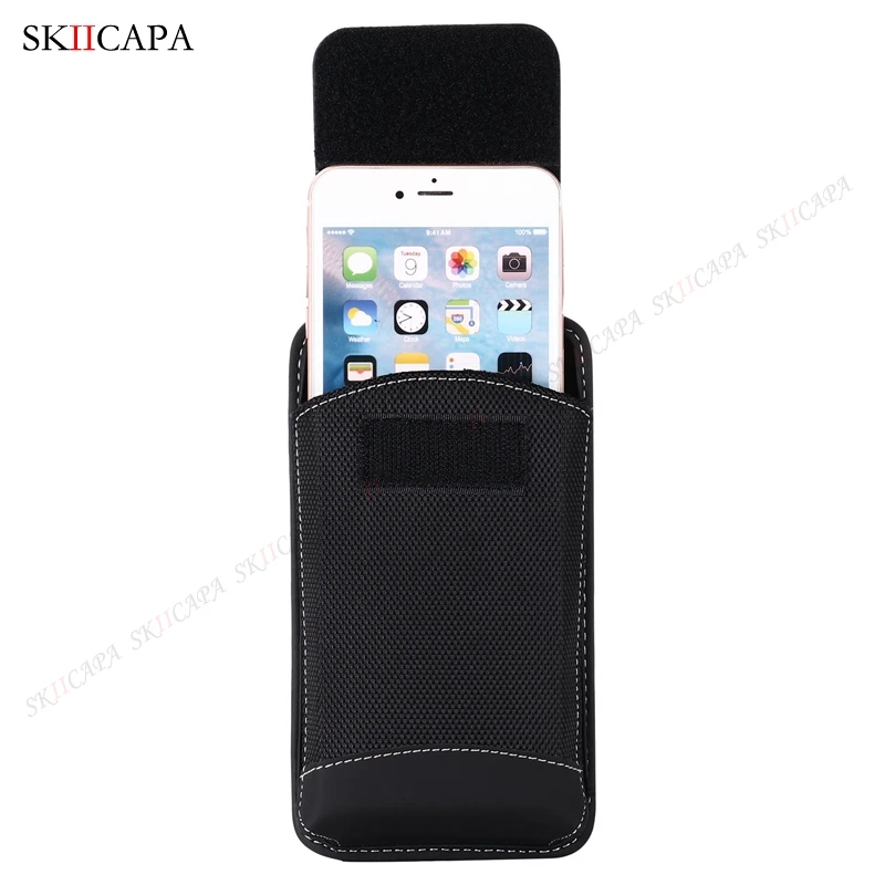 Durable Belt Clip Flip Cover – Premium Oxford Holster Phone Pouch