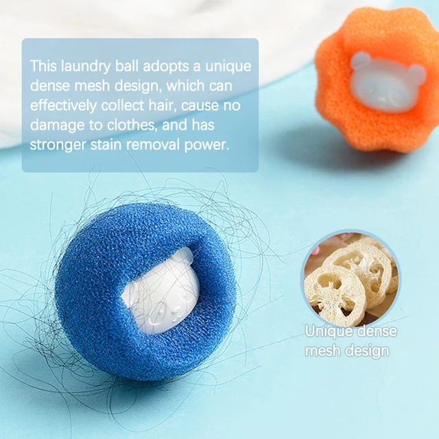 1-16 PCS Pet Hair Remover Reusable Magic Ball, Washing Machine Hair Filter Sticker, Cat Hair Remover, Pet Fur & Lint Catcher 2