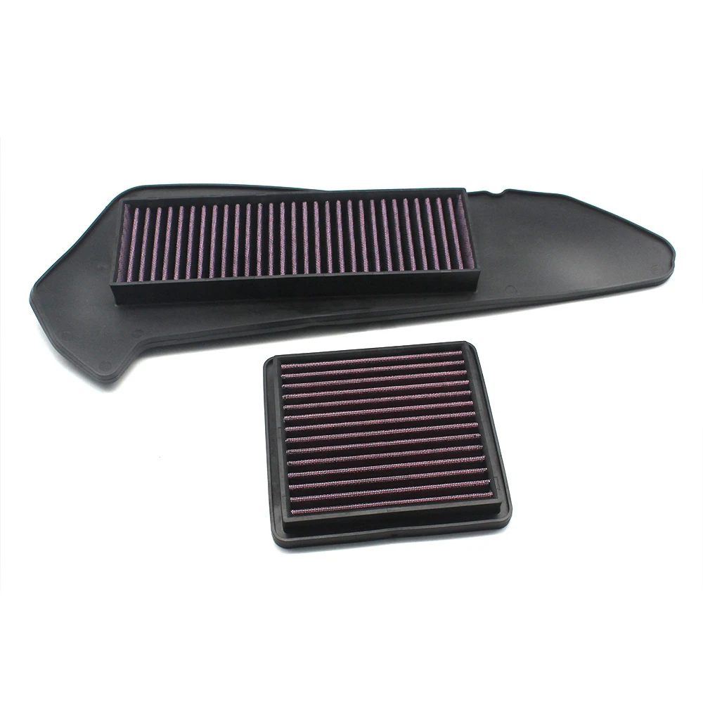 Motorcycle Engine Air Intake Filter Cleaner Element High Flow Non-woven Fabric Air Filter For Yamaha Xmax250 Xmax300 2017-2021 - - Racext 21