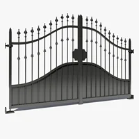 Hot Selling Iron Sheet Gate Design Cast Iron Gate Design Wrought Iron Gate 2