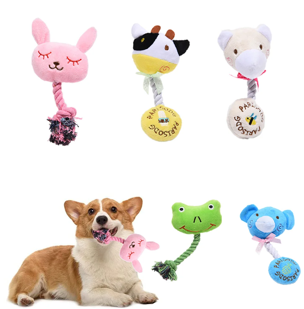 

Dog Cotton Rope Pet Dog Molar Rope Pet Dogs Durable Bite Resistant Rope Chew Toys Pets Teeth Cleaning Supplies For Small Meduim