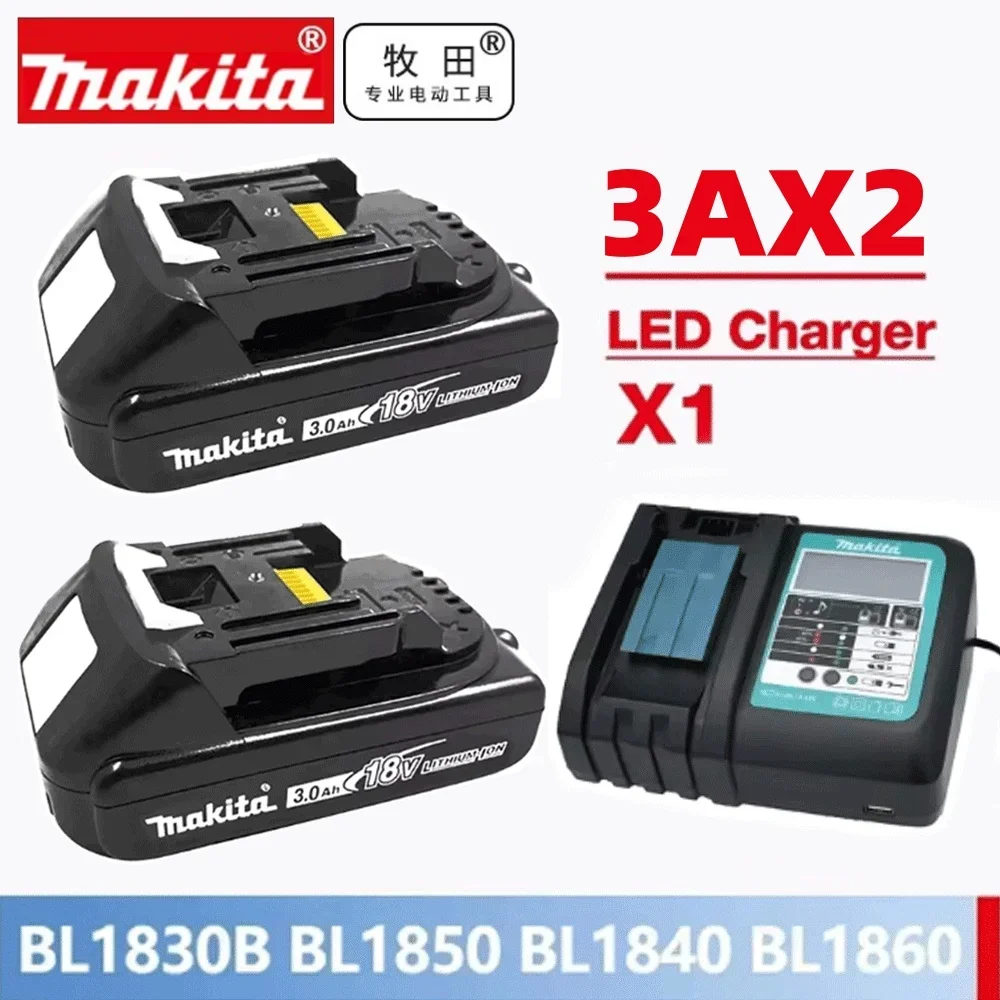 Makita 3Ahx2 ChargX1