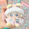 10cm Little Bear Pajamas Baby Clothes Cotton Doll Clothes Cute Blue Hat Set 4