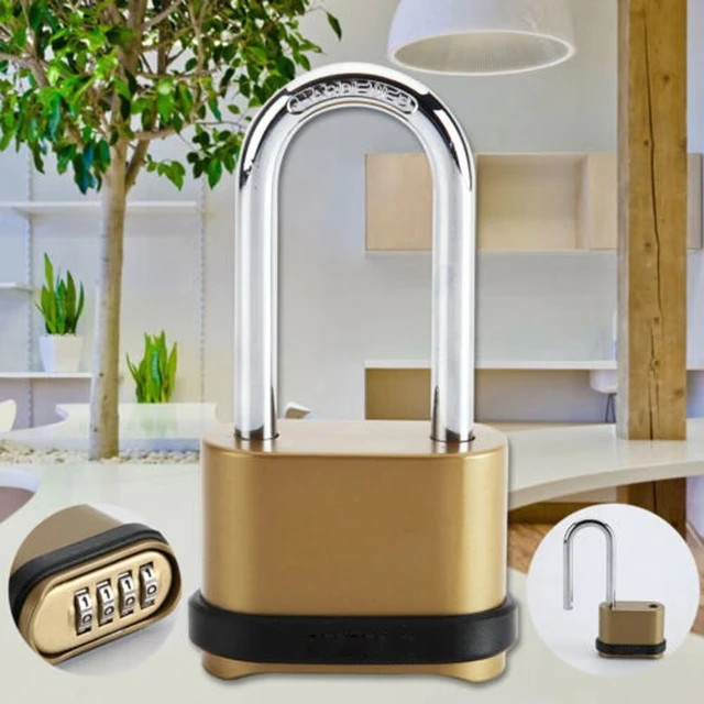 4 Digit Combination Padlock 4 Digit Locks Ombination Padlock Security Home Kit 2