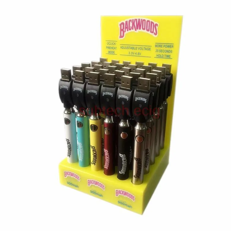 S21eca70a5edc45d1ab1216fbe1f2a2daB-30pcs DSPlay stylos bois arrière préchauffer VV batterie 900mAh pour cartouche tension inférieure chargeur USB réglable Vape stylodaB 30 stücke DSPlay-Stifte Back woods Vorheizen VV-Batterie 900mAh für Patrone Bodens pannung einstellbar USB-Ladegerät Vape Pen_S21eca70a5edc45d1ab1216fbe1f2a2daB