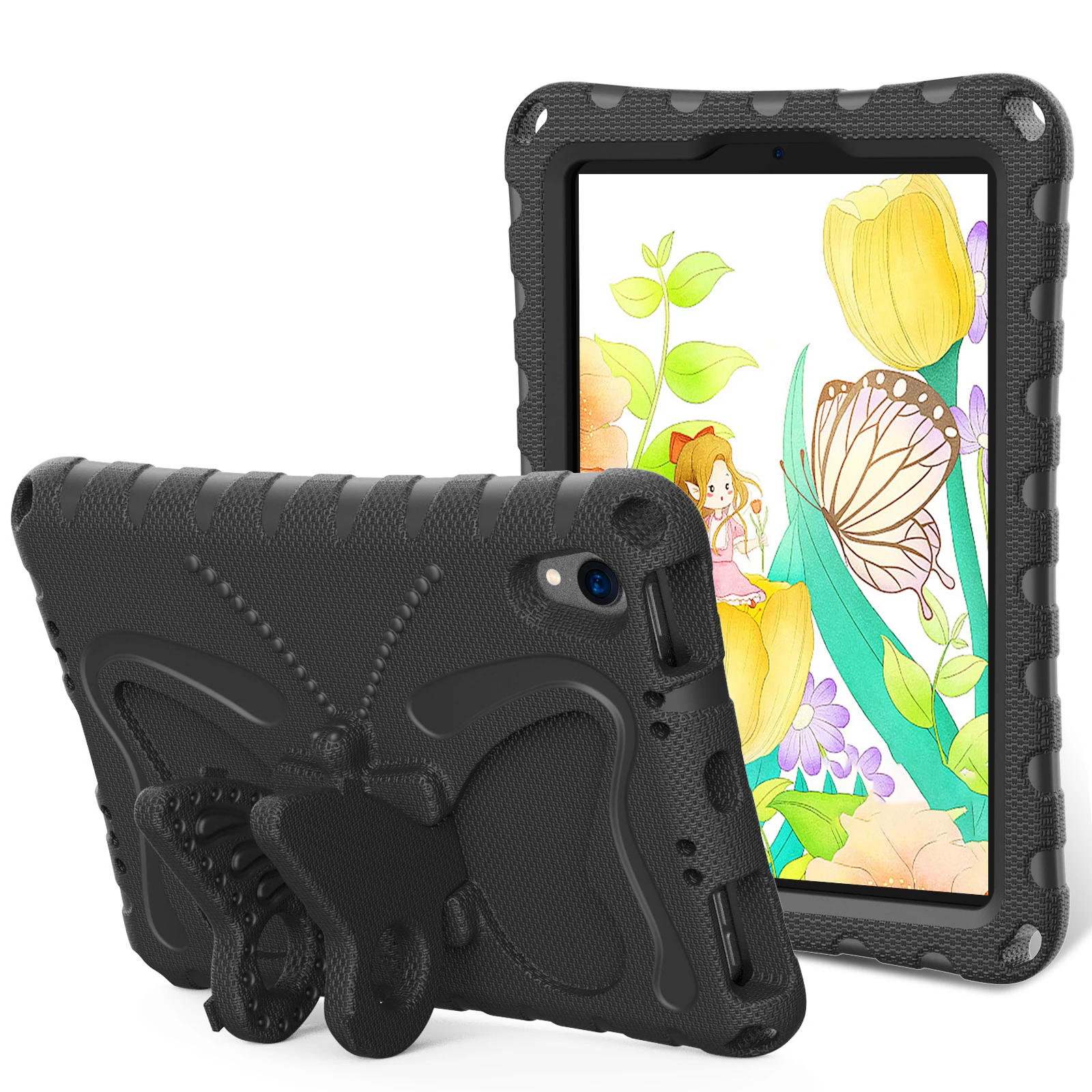 Adorable Butterfly Stand Shockproof Kids Tablet Case