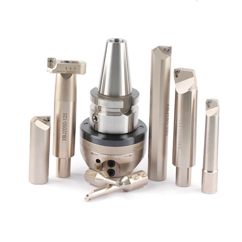 Boring 8-320mm high Precision 0.005 NBH2084 boring head boring head BT40-NBH2084X with 7Ppcs XBJ bars CNC tools
