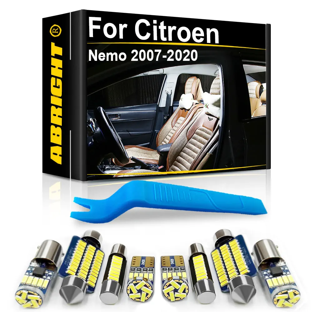 

Светодиодная лампа для освещения салона автомобиля Canbus для Citroen Nemo 2007 2008 2009 2010 2011 2012 2013 2014 2015 2016 2017 2018 2019 2020 аксессуары