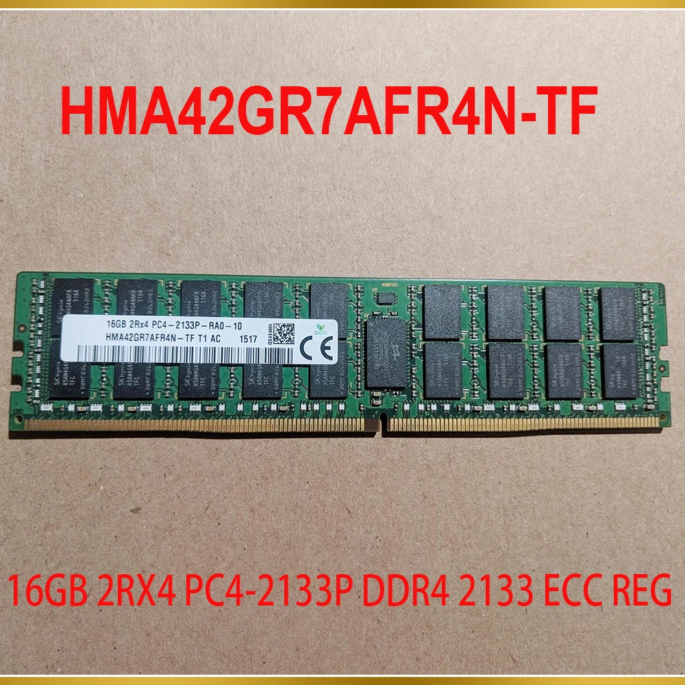 

1 Pcs For SK Hynix RAM 16G 16GB 2RX4 PC4-2133P DDR4 2133 ECC REG Server Memory HMA42GR7AFR4N-TF