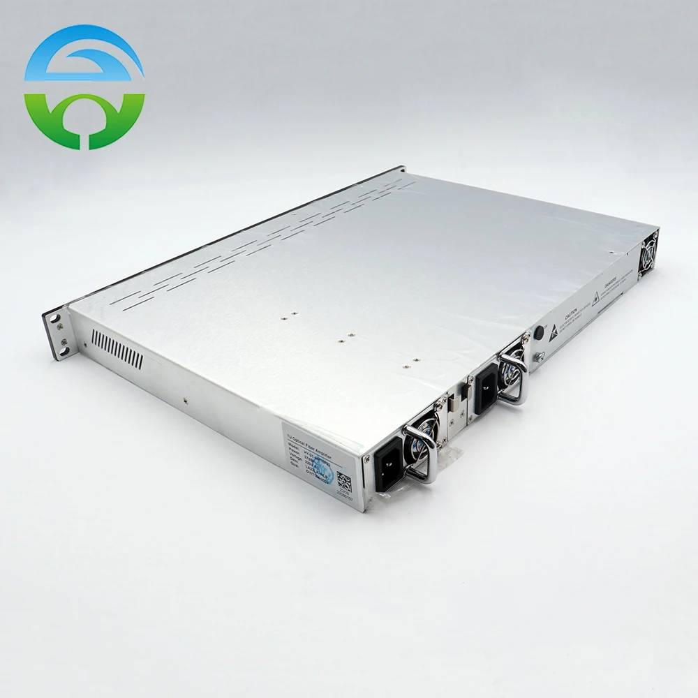 1550nm CATV Optical Amplifer 8x22dBm With WDM LC/APC Dual Power Supply EDFA