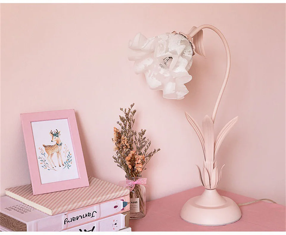 Table Light Glass Romantic Luxury Creative Home Decor Light Fixture Nordic Flower Table Lamp for Living Room 9 S21ed10e7d7a64d1bb8ab7f931d995e79c