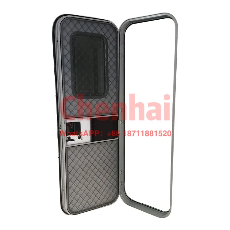 

NEW Strong Aluminum alloy Single point swipe lock teardrop rv caravan camper trailer door