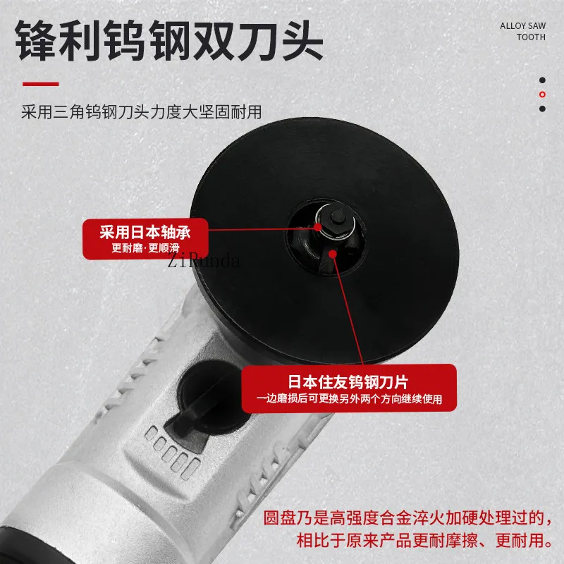 Y 공압식 챔퍼링 머신 트리밍 및 디버링 목공용 스테인리스 스틸 45도 C, R 각도 챔퍼링 머신