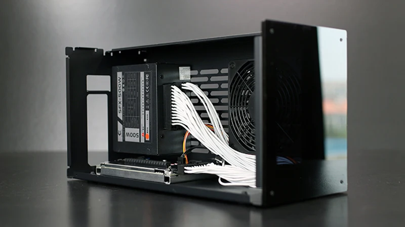 Carregamento com suporte estendido ATX SFX