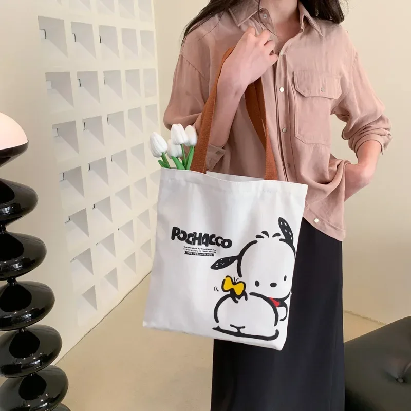 Sanrio Pochacco Large Capacity Shoulder Bags Casual Shopper
