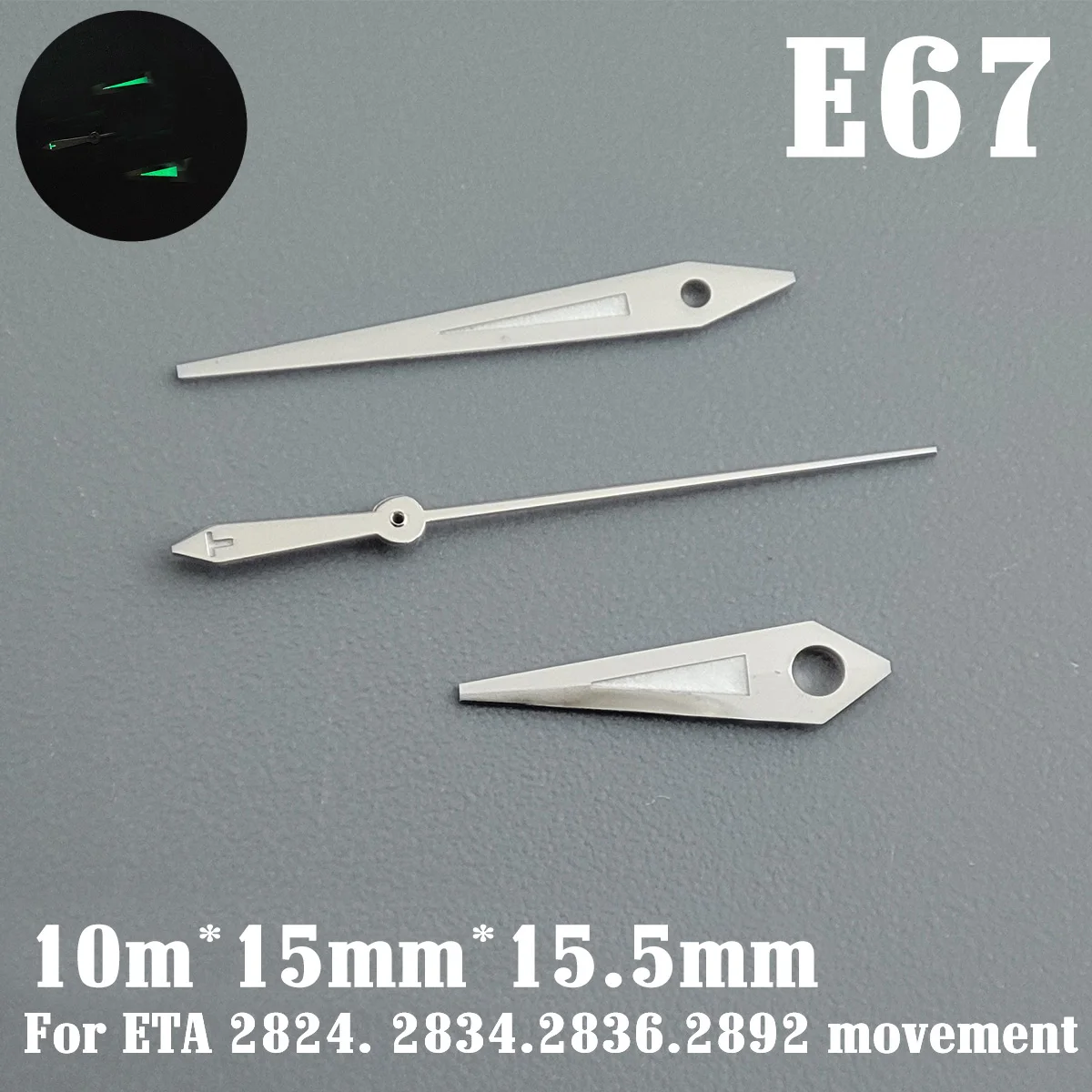 Green Super Luminous Watch Hands
