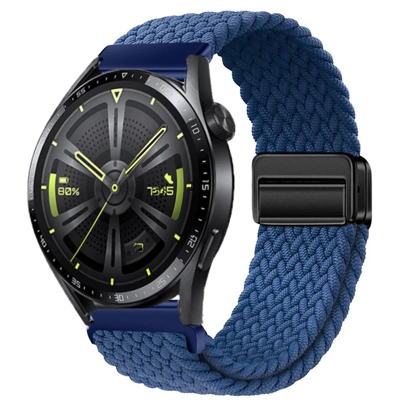 Nylon Braided Watch Strap - Durable Fabric Bracelet Wristband