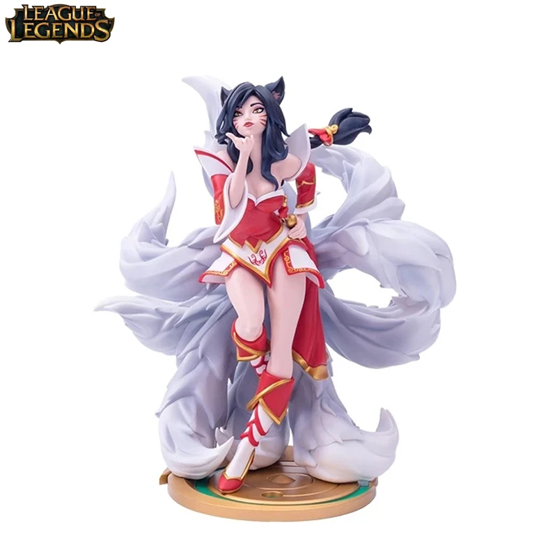 

League of Legends Ahri Lol The Nine-Tailed Fox Static State Model Toy Game Periphery Figma Tabletop Decoration Boy Collectibles