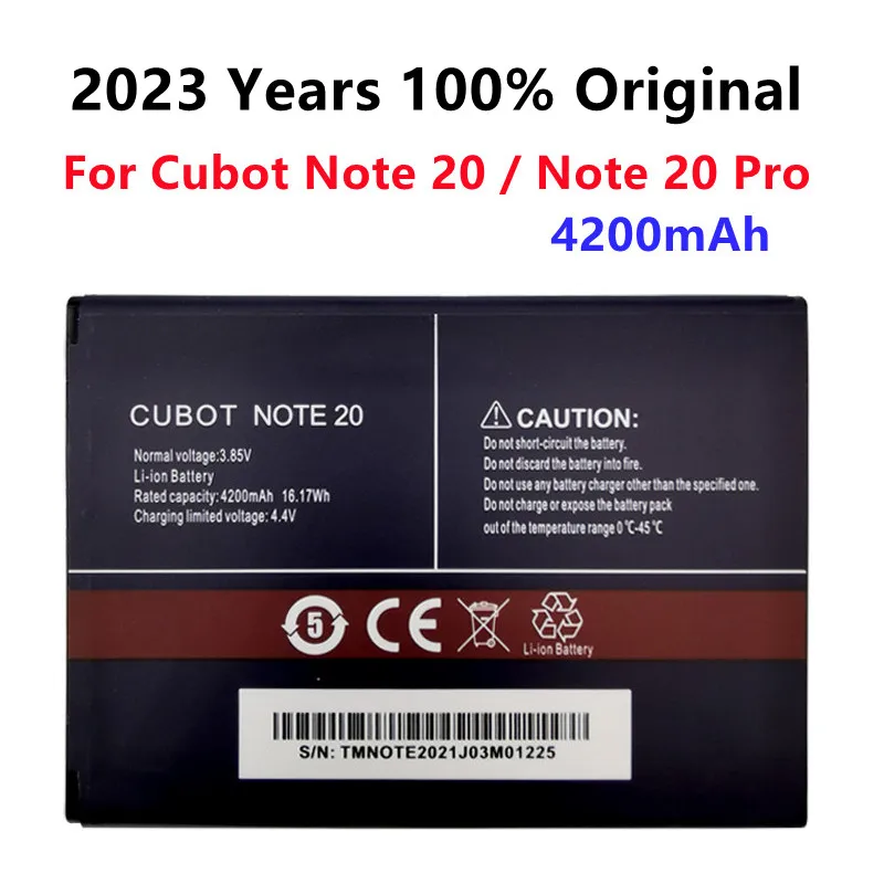 New 4200mAh Original Battery For Cubot Note 20 Note 20 Pro Phone new-4200mah-original-battery-for-cubot-note-20-note-20-pro-phone