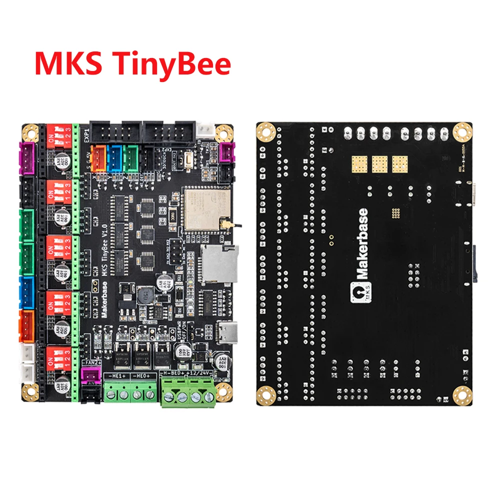 Placa de Controle Motherboard para Impressora 3d Mks Tinybee Esp32 Fit Mini12864 3d Touch Controle Wifi Compatível com A4988 Driver Tmc2209 - Imagem 2