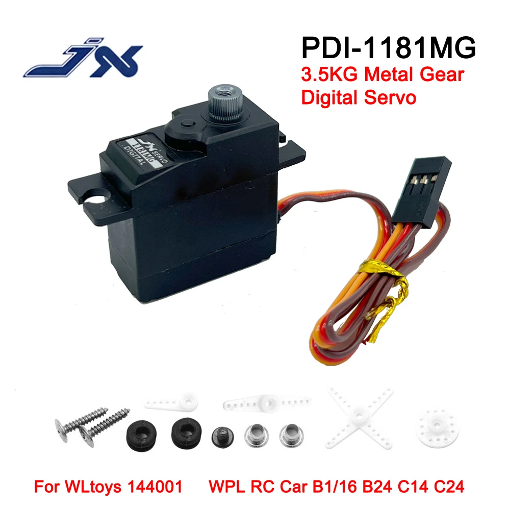 JX Servo PDI 1181MG 18g 3.5KG Metal Gear Digital Core Servo for WLtoys