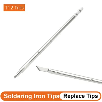 전기 납땜 인두 팁 교체 모델 T12-B2 BC2 C4, Hakko fx951 DIY 납땜 스테이션 키트, 용접 팁, T12 시리즈