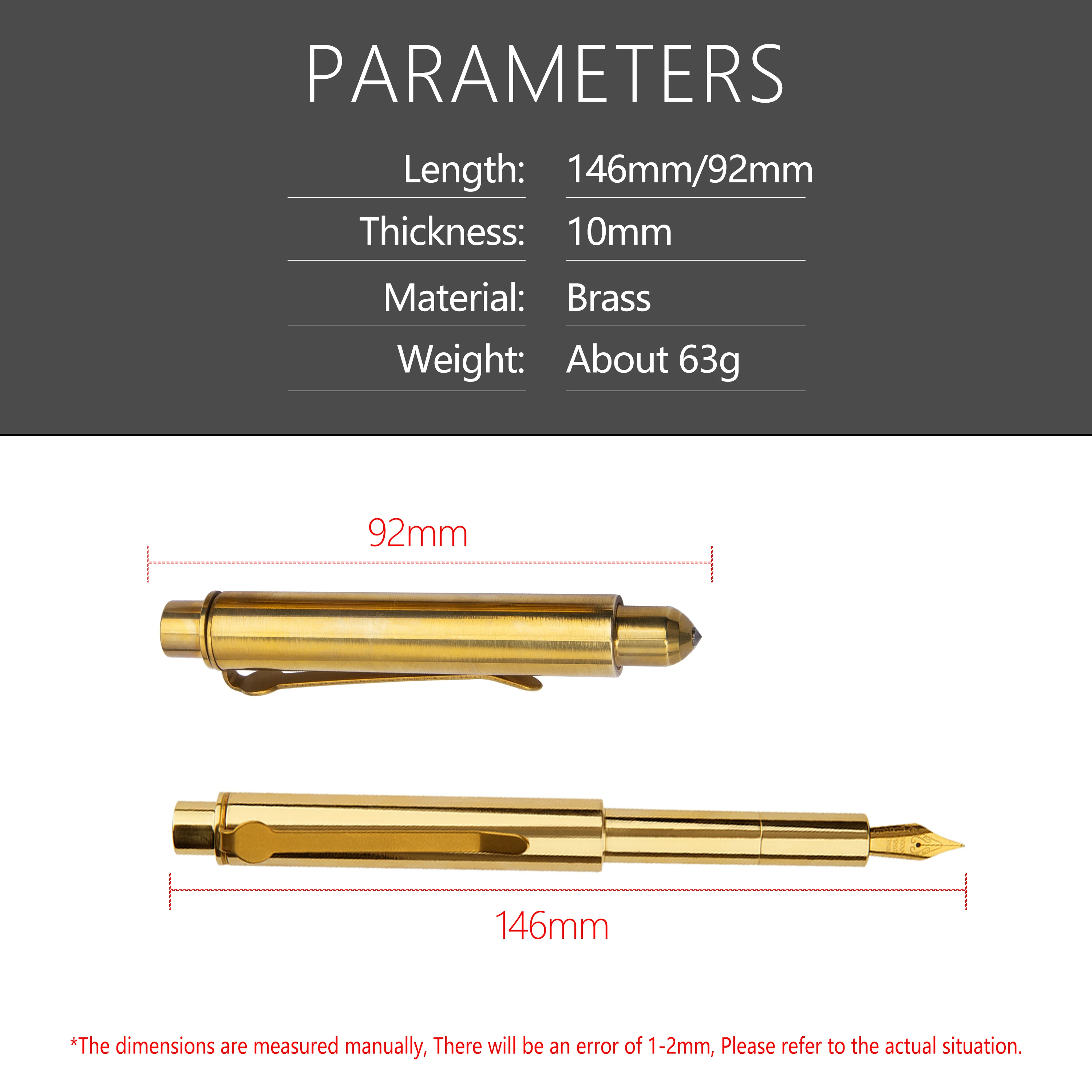Multifunctional Brass Tactical Pen Write Portable Outdoor Broken Window Self Protection Tools EDC Gift multifunction pen
