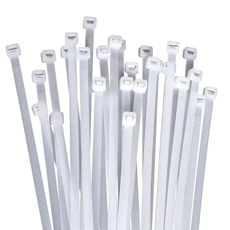 100PCS Self-locking Plastic Nylon Cable Tie 5*200mm 5*300mm 4*200mm Large Zip Strap