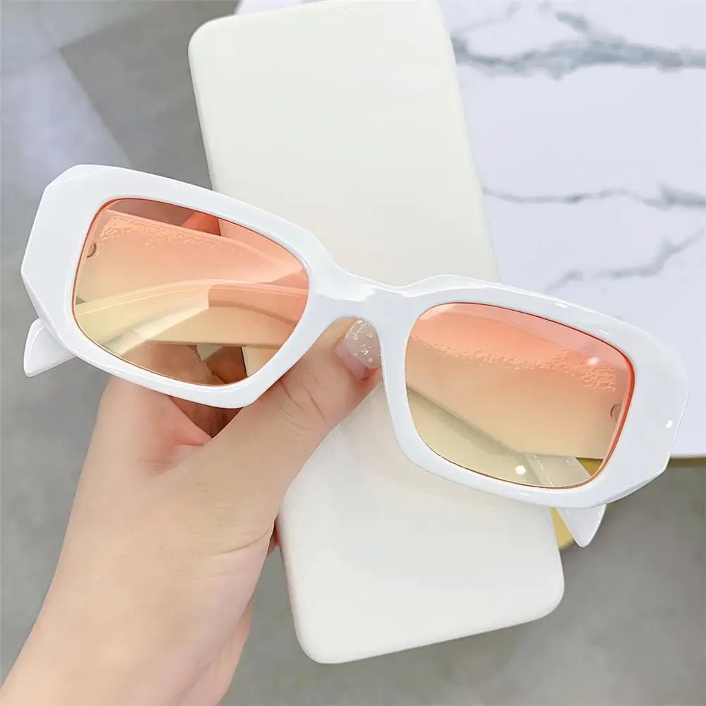 

Retro Irregular Women & Men UV Protection Sun Glasses 90’s Shades Y2K Sunglasses Rectangle Sunglasses
