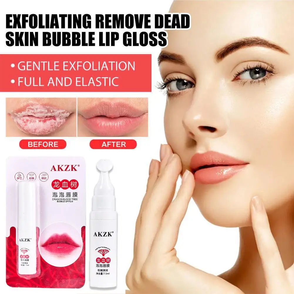 

7.5ml Bubble Lip Mask Moisturizing Winter Anti Dry Reduce Repair Dead Lines Remove Lips Lip Exfoliante Care Skin Cracking