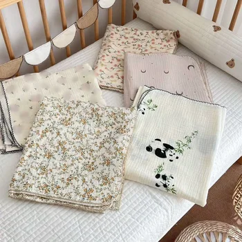 Flora Soft Muslin Swaddle Blanket 1